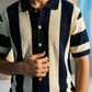 JACQUARD TEXTURE KNITTED SHIRT