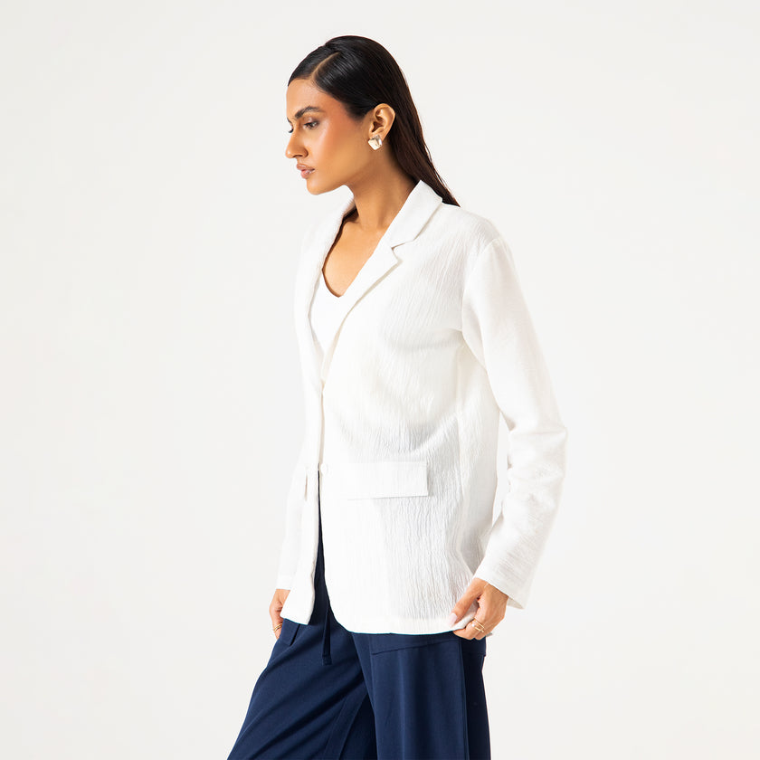 TAILORED TEXTURED BLAZER