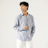 LINEN PATCH POCKET BUTTON DOWN SHIRT