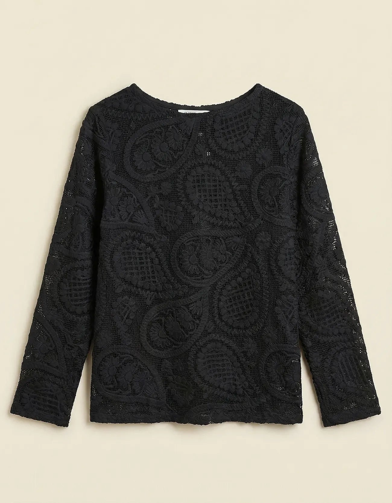 EMBROIDERED BOAT NECK SHIRT