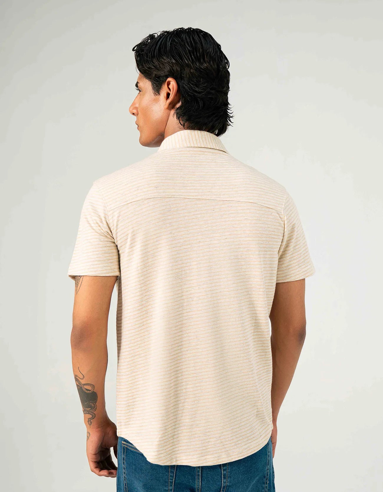 KNITTED BUTTON UP SHIRT