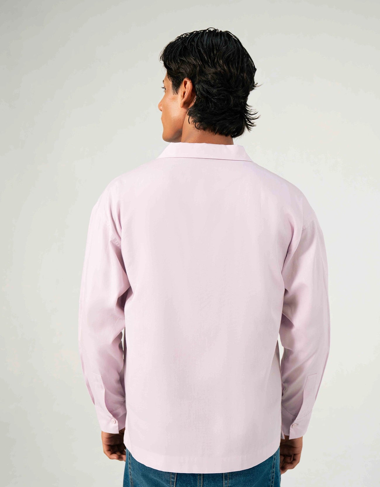 POPLIN PRINTED POCKET SHIRT