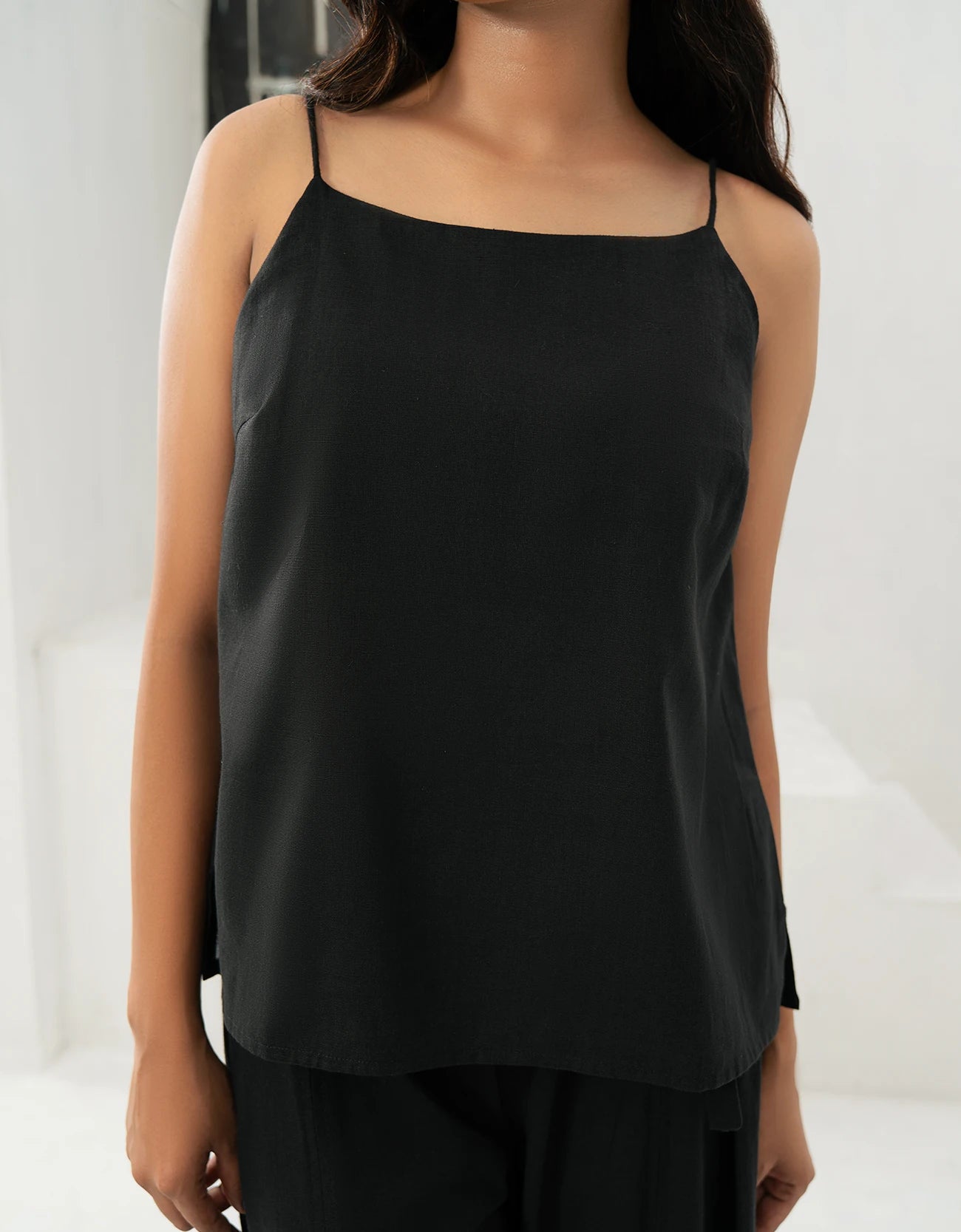 LINEN LOOSE FIT CAPE