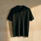 RIBBED JOHNNY COLLAR POLO