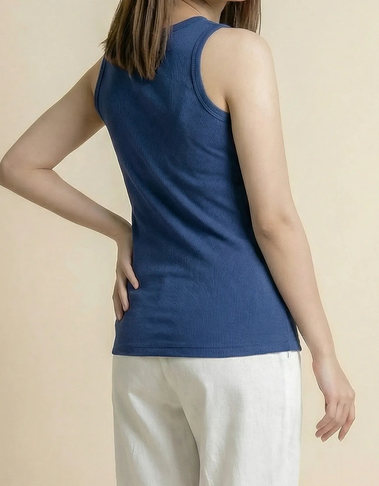 RIBBED TANK TOP