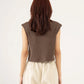 TEXTURED KNIT CROPPED TOP