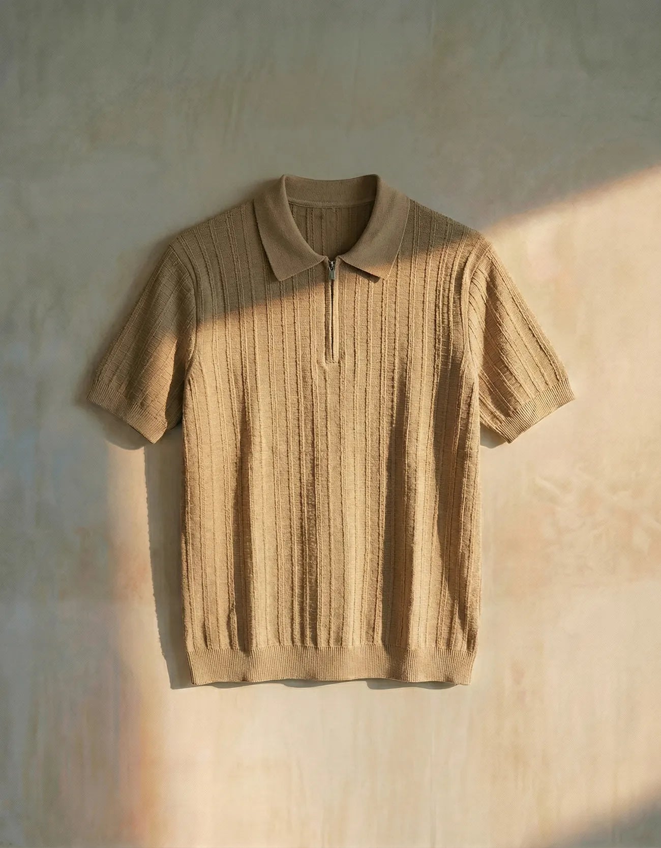TEXTURED CRUSHED POLO