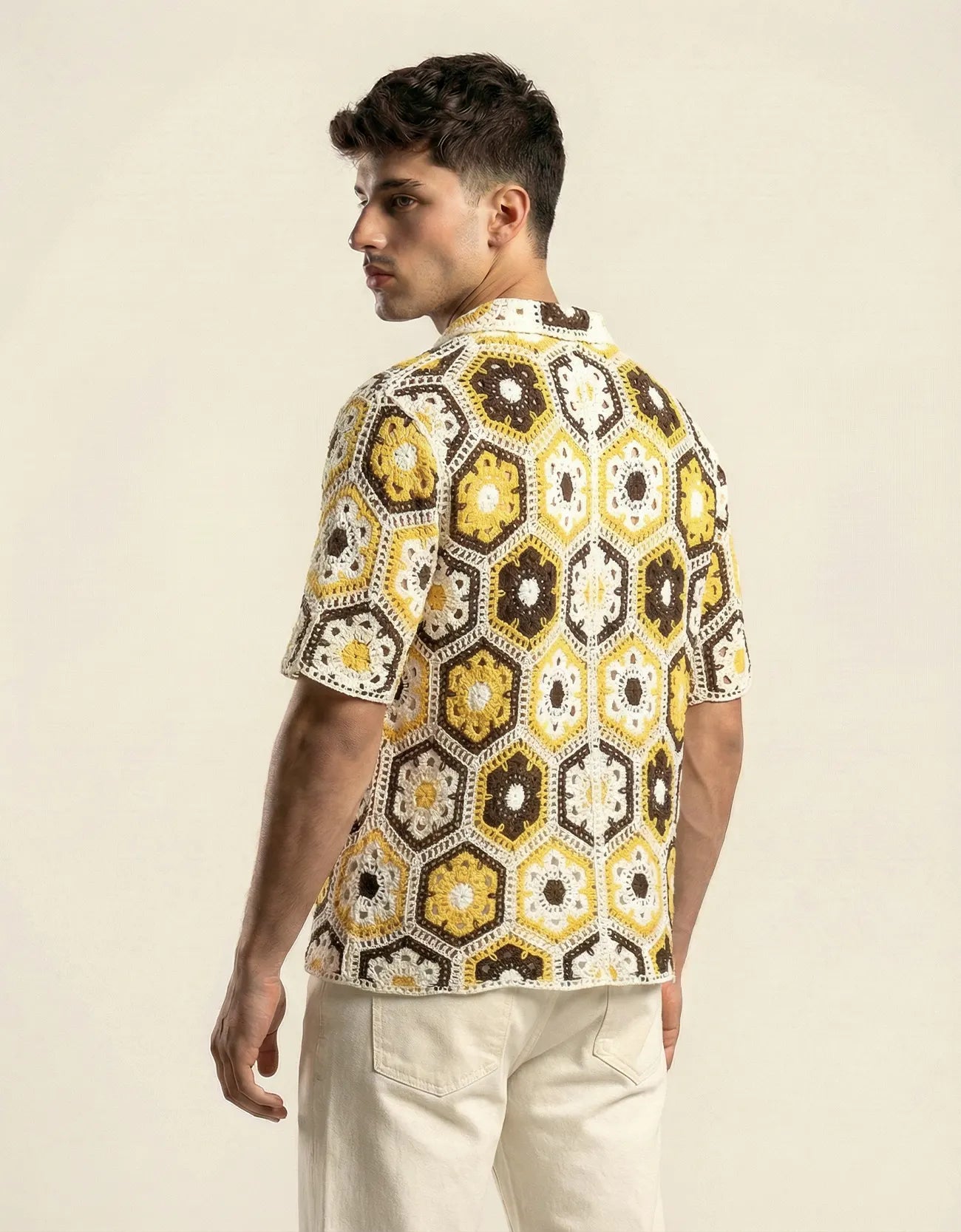 KNITTED JACQUARD SHIRT