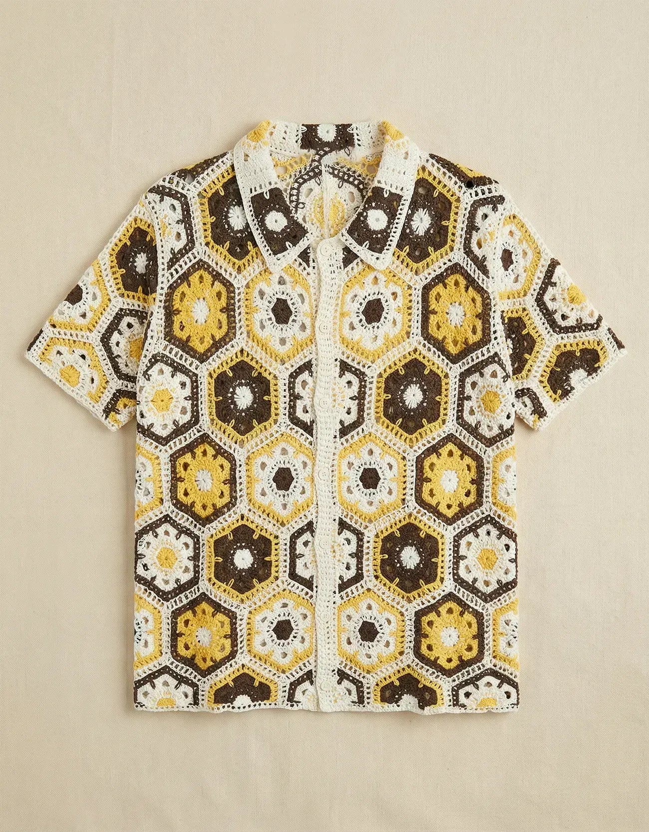 KNITTED JACQUARD SHIRT