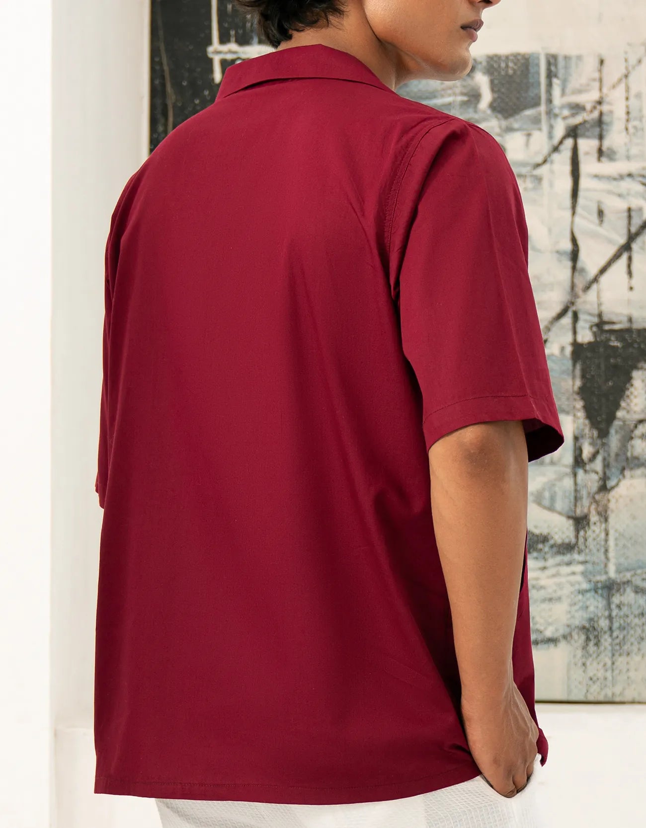 POPLIN FLAP POCKET SHIRT