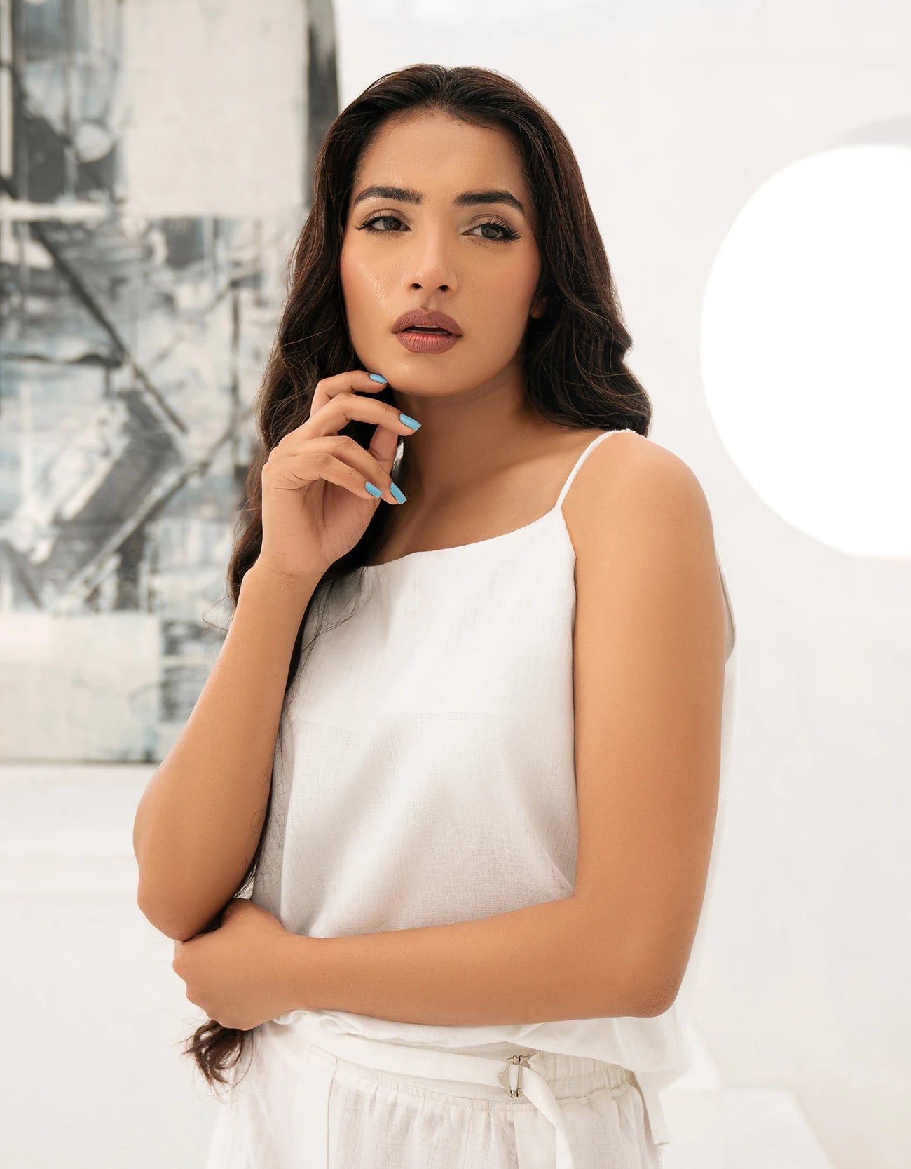 LINEN LOOSE FIT CAPE