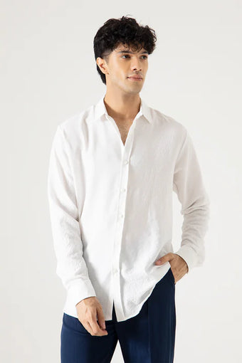 TEXTURED FULL SLEEVES SHIRT