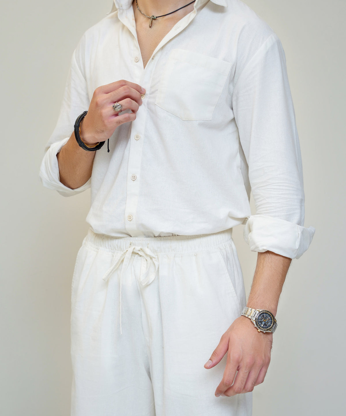 MAN BASIC ELASTICATED TROUSER