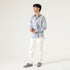 LINEN PATCH POCKET BUTTON DOWN SHIRT