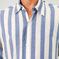 STRIPED COLLARED SHIRT