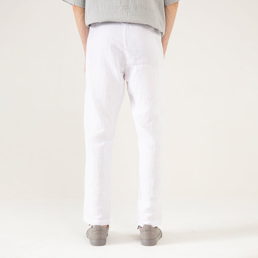 MUSLIN DRAWSTRING TROUSER