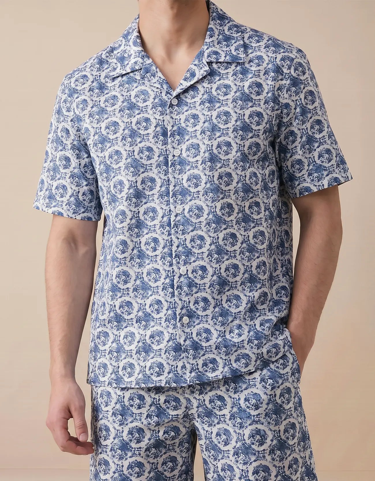 MEN'S PRINTED SHIRT HALF SLEEVES