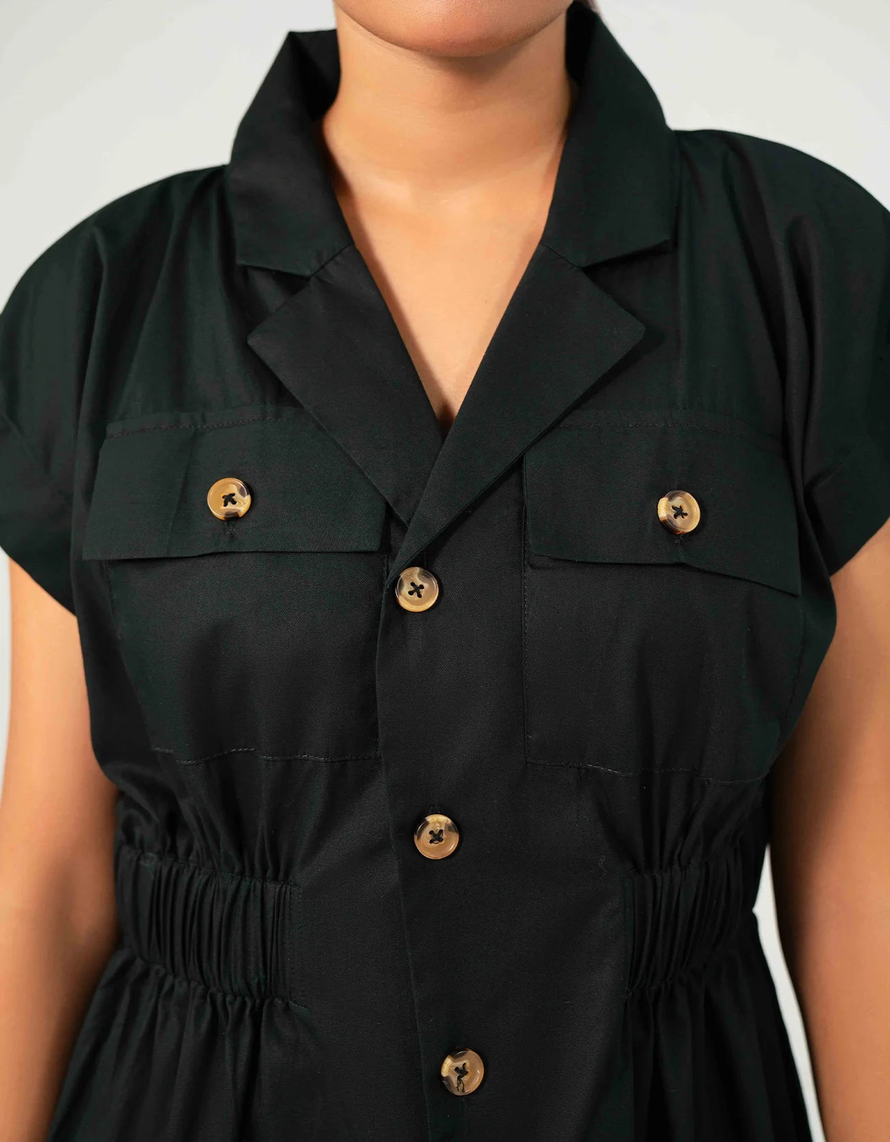 POPLIN COAT COLLAR SHIRT