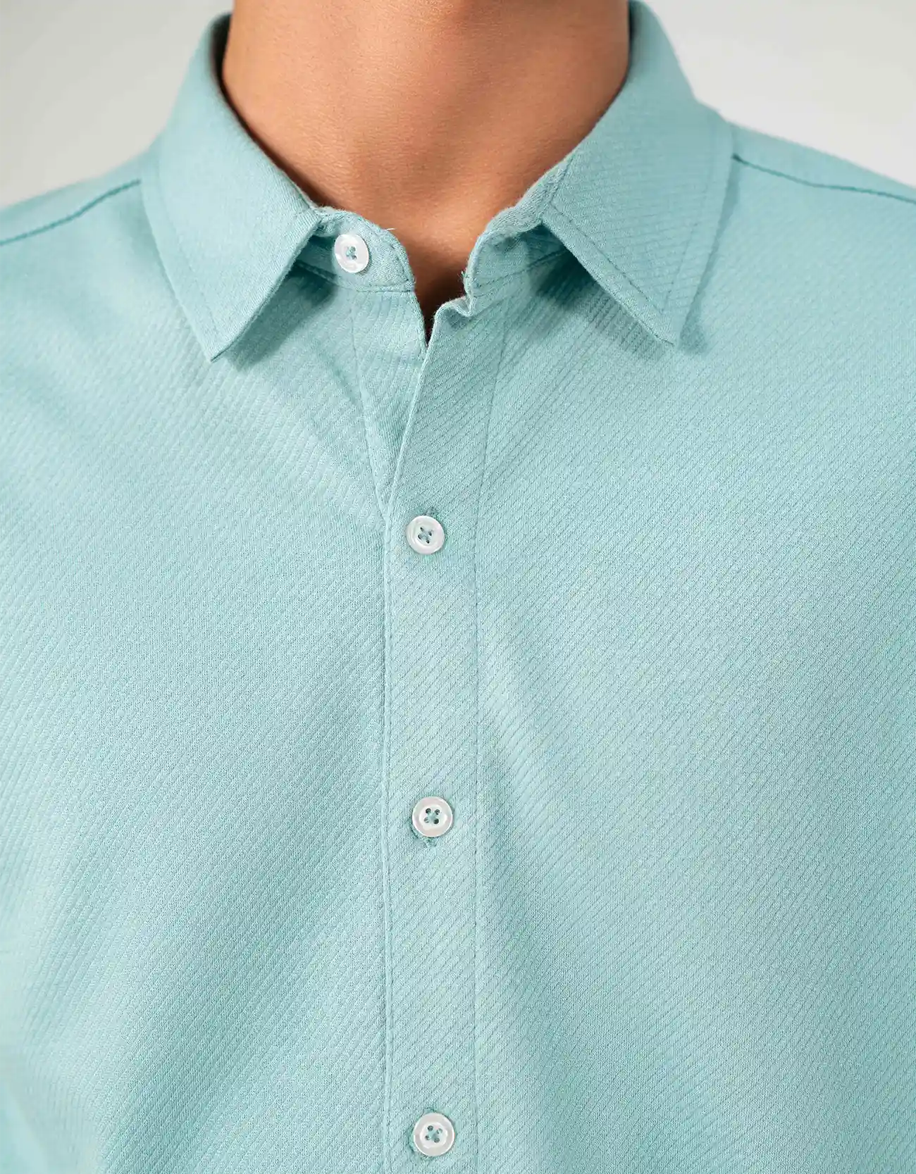 KNITTED BUTTON UP SHIRT