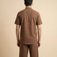 WAFFLE TEXTURED MEN'S CASUAL SHIRT