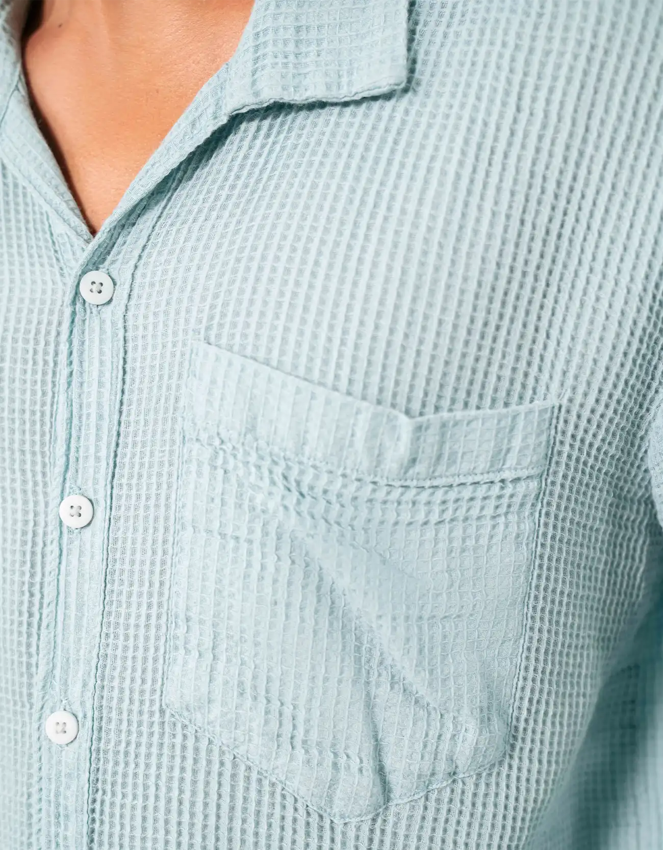 TEXTURED SHIRT WITH POCKET