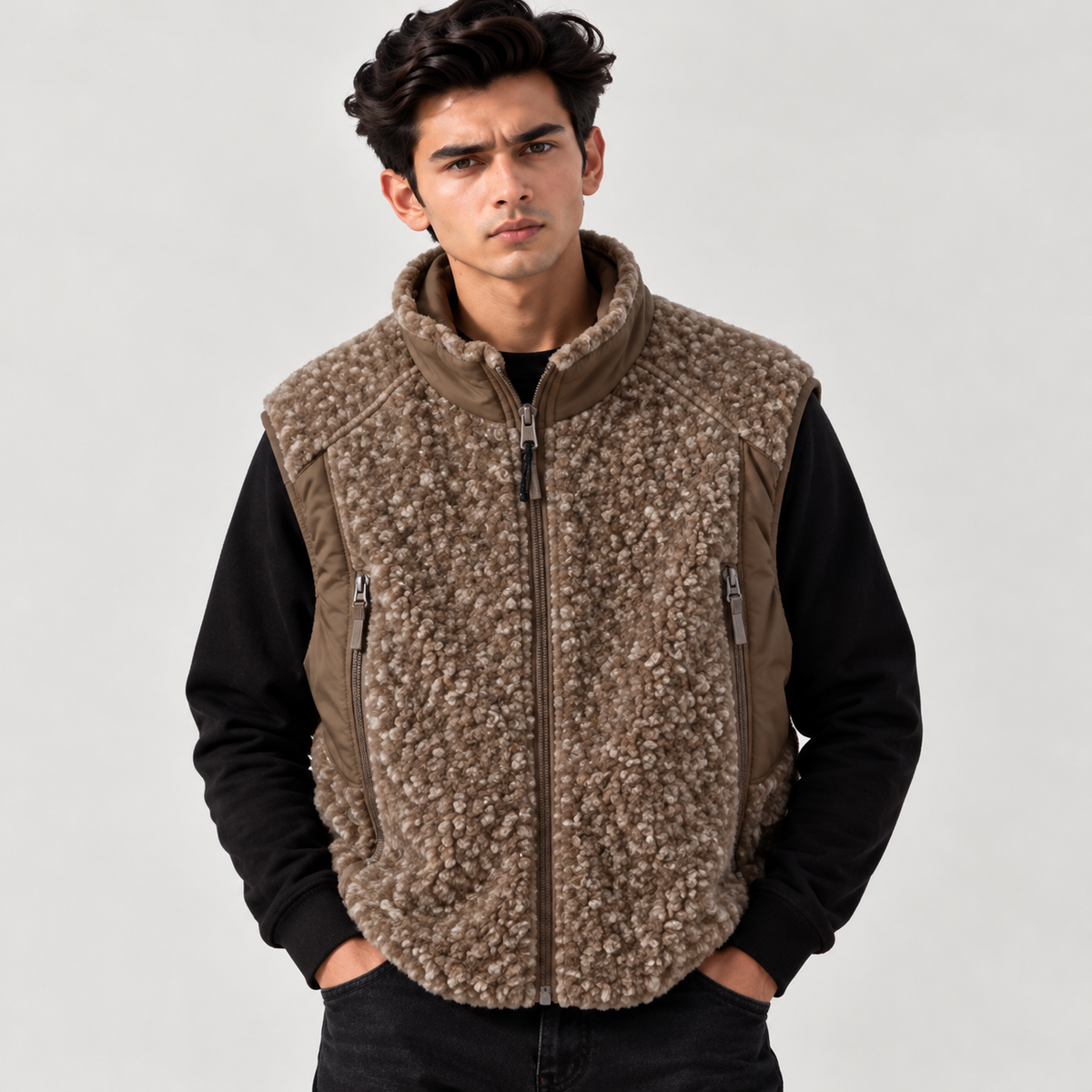 NORTH VEST - Chocolate Brown