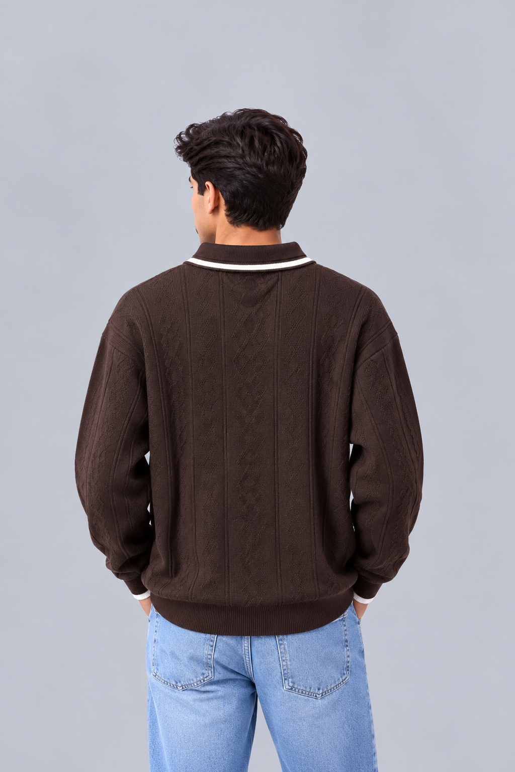 STRUCTURE KNIT POLO