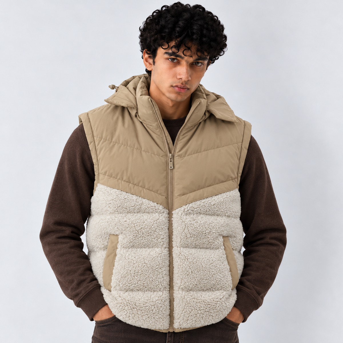 HORIZON QUILTED JACKET  Beige
