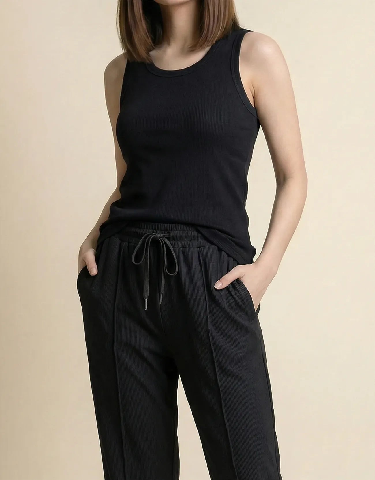 RIBBED TANK TOP