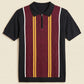 MEN'S ZIPER KNIT POLO SHIRT