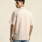 STRIPE TEXTURED CAMP COLLAR SHIRT