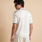 MEN'S RIBBED KNIT POLO SHIRT