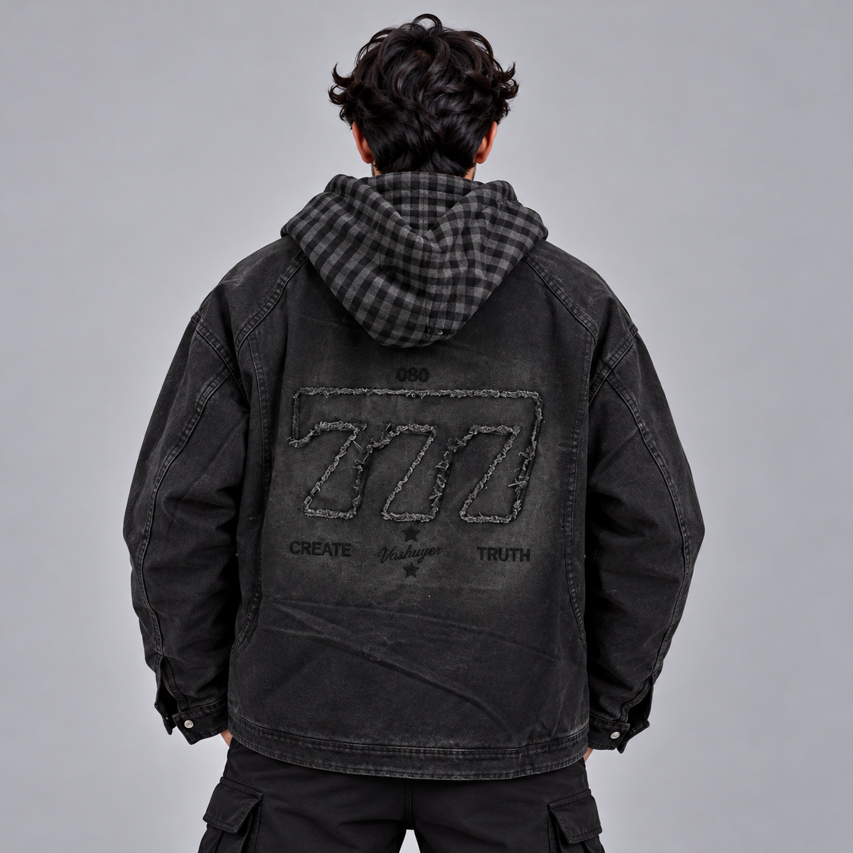 SHERPA UTILITY JACKET - BLACK