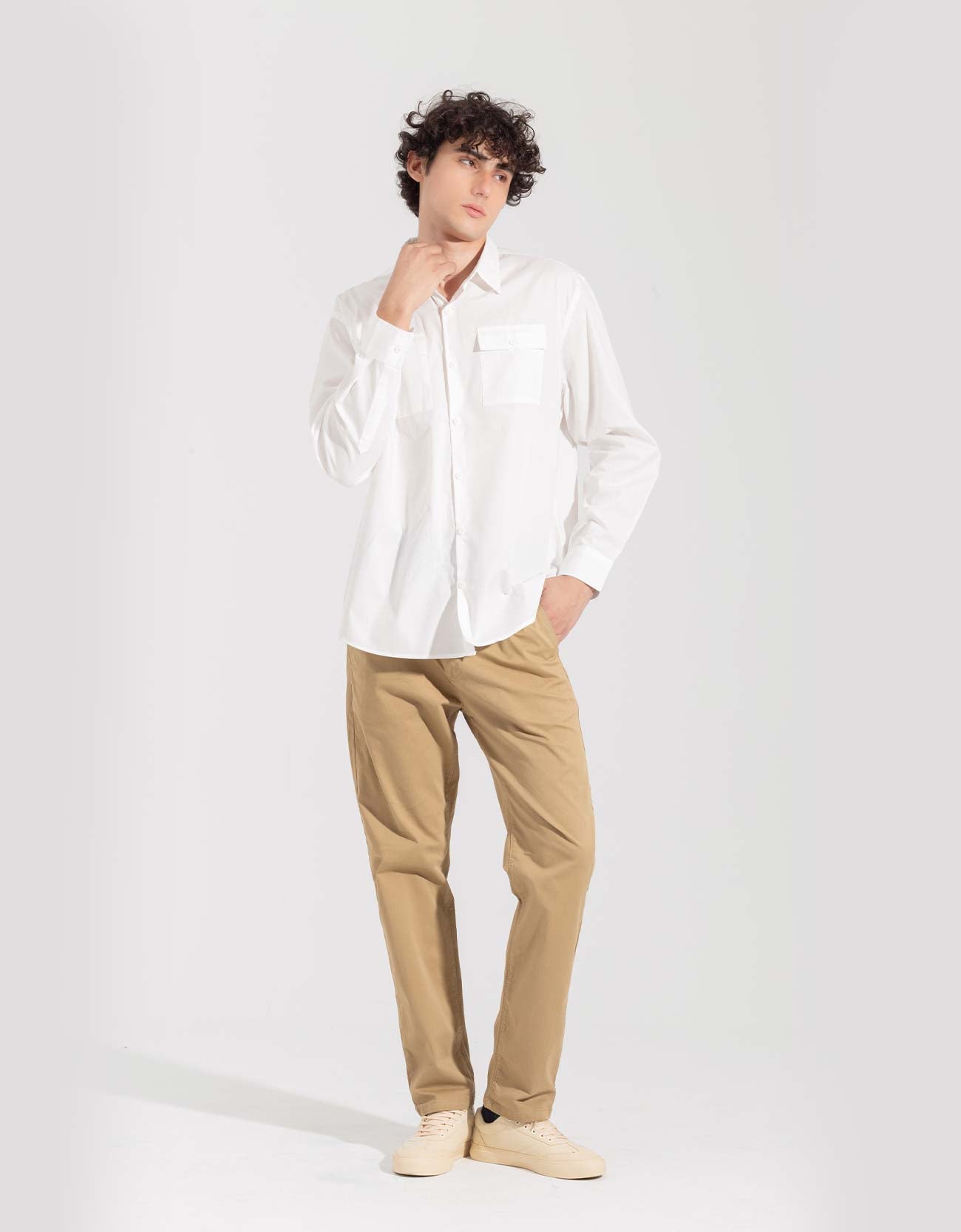 MEN'S FULL SLEEVES FLAP POCKET SHIRT