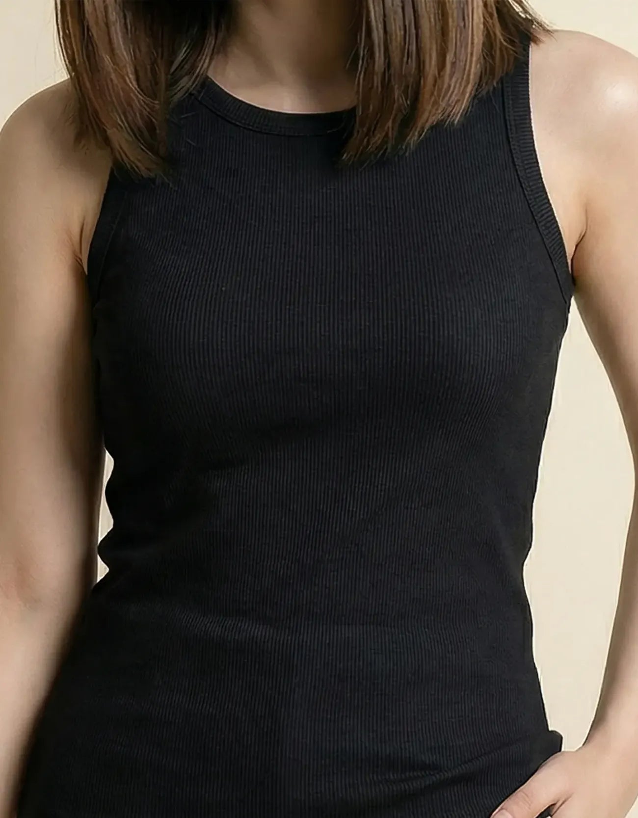 RIBBED TANK TOP