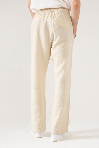 MUSLIN DRAWSTRING TROUSER