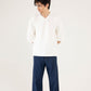 TEXTURED V NECK T-SHIRT