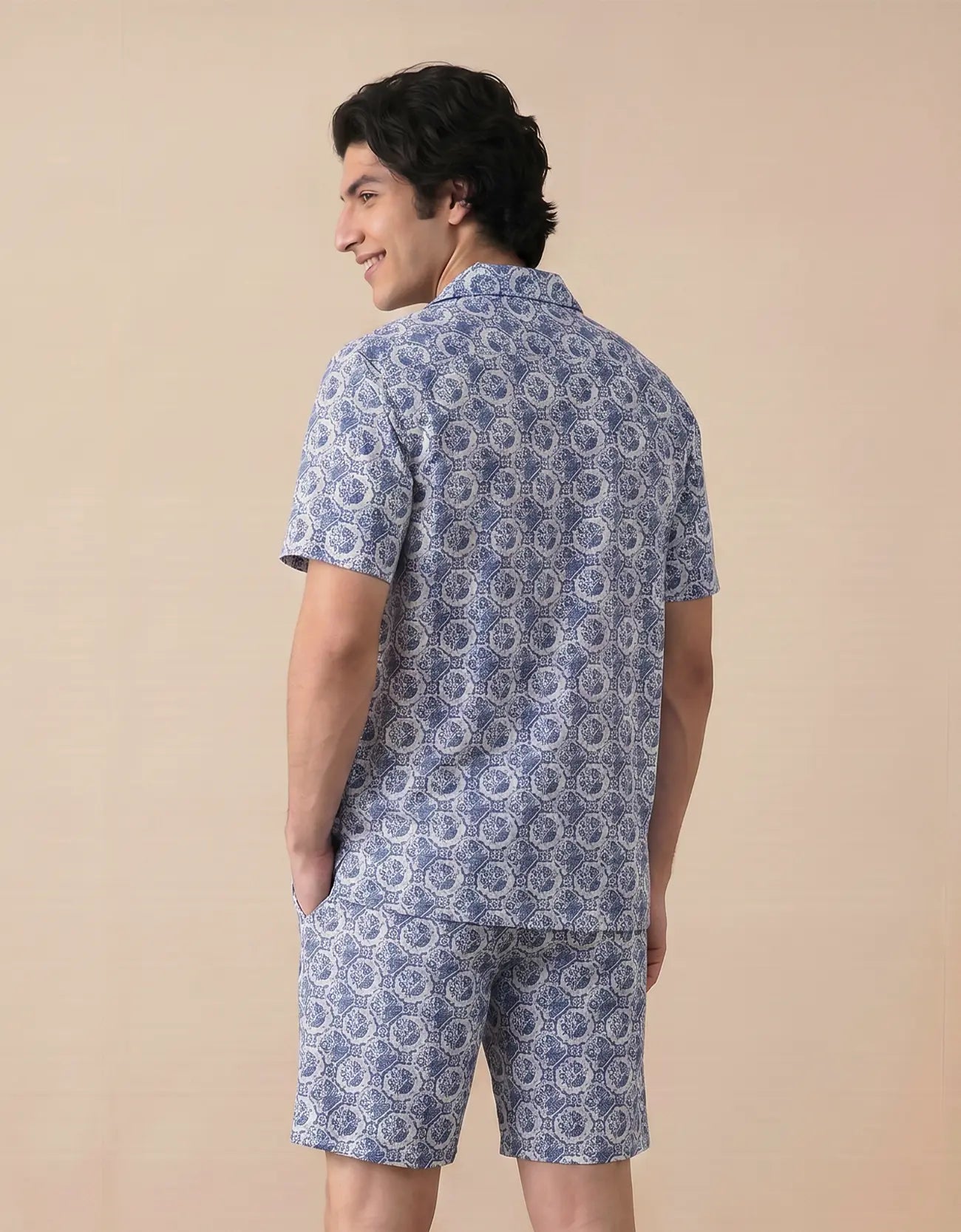 MEN'S PRINTED SHIRT HALF SLEEVES