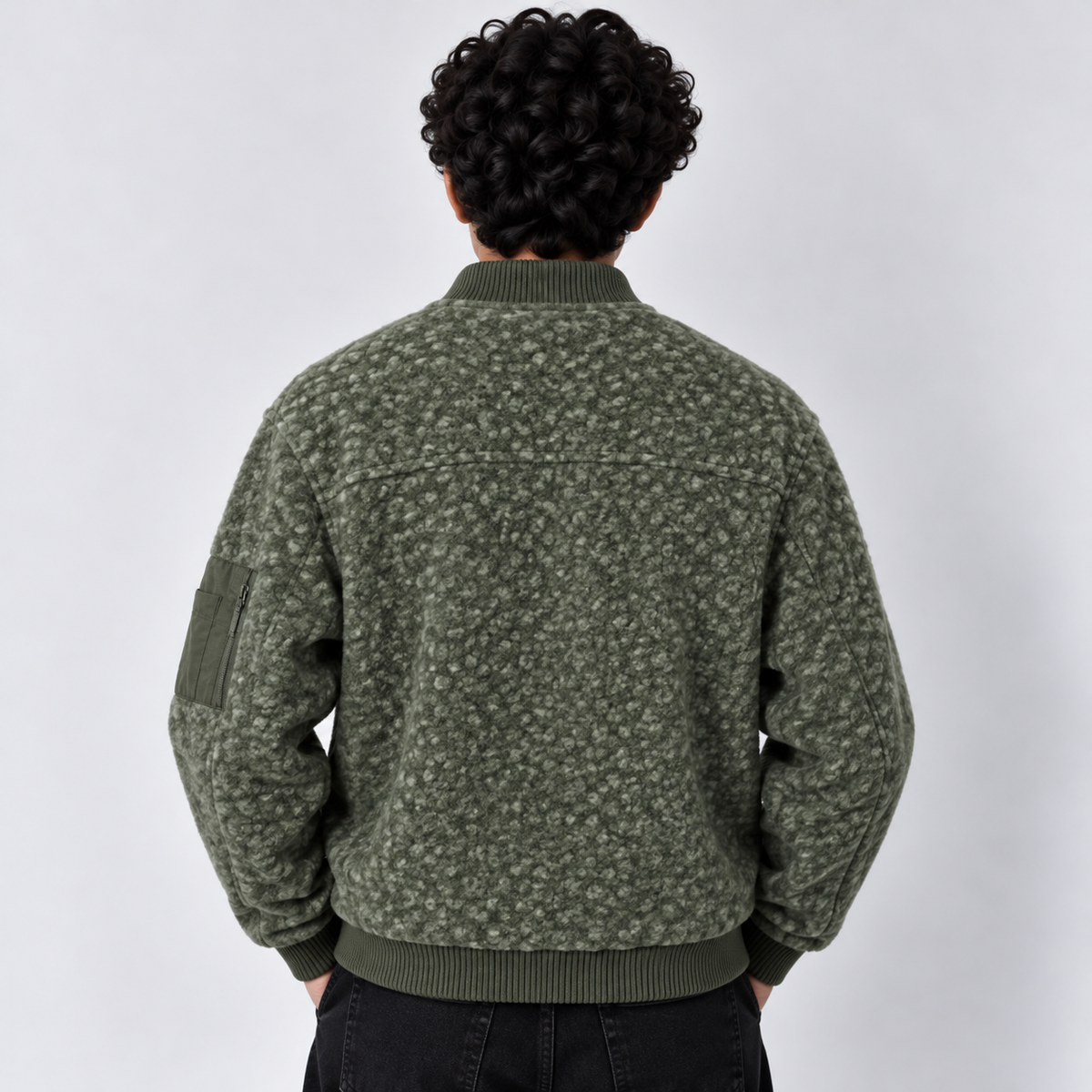 CAMDEN BOMBER JACKET - Charcoal
