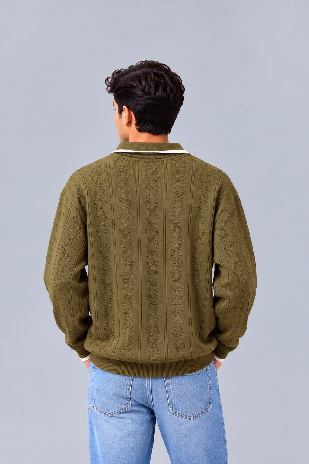 STRUCTURE KNIT POLO
