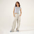 TEXTURED CARGO WIDELEG PANTS