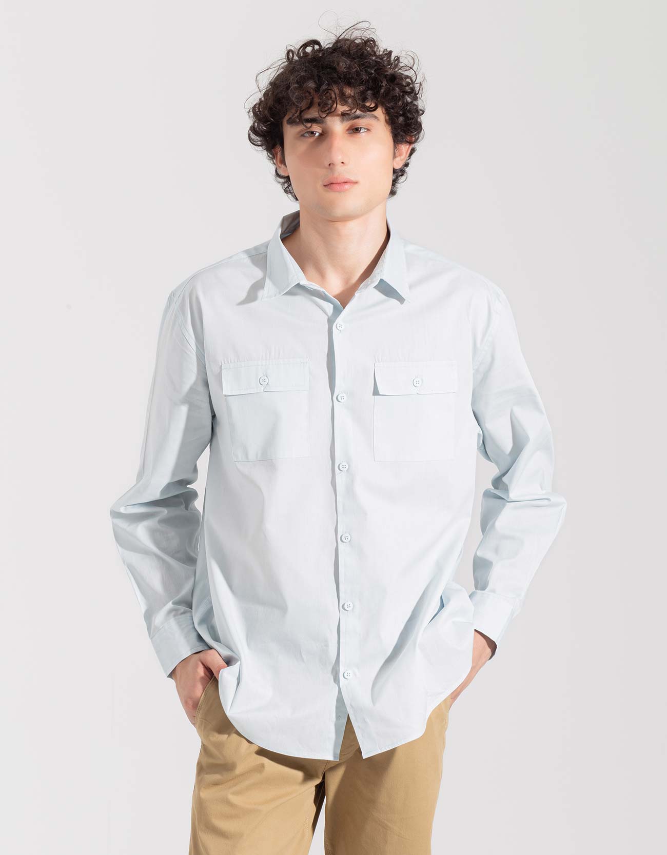 MEN'S FULL SLEEVES FLAP POCKET SHIRT
