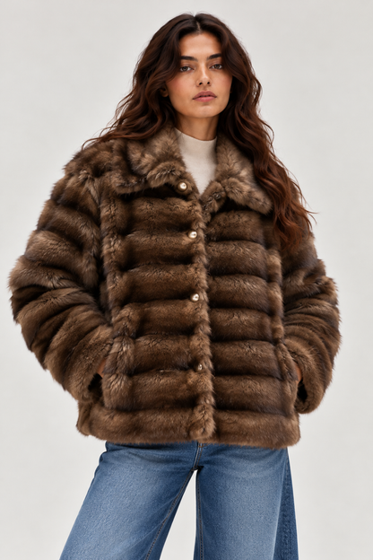 CLASSIC FAUX FUR JACKET