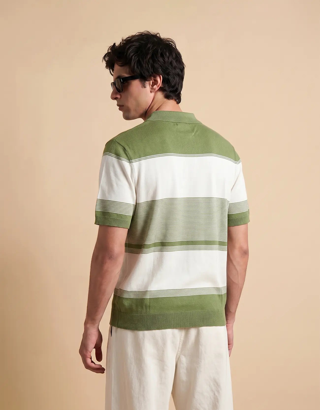 MEN'S COLORBLOCK KNIT POLO