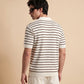 MEN'S STRIPED KNIT POLO