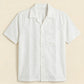 CROCHET CAMP COLLAR SHIRT