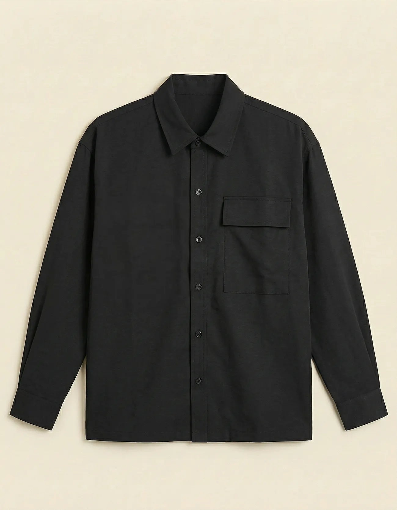 CHEST POCKET BUTTONED SHIRT