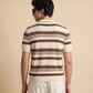 MEN'S STRIPED KNIT POLO