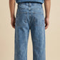 DENIM STRAIGHT TROUSER FADED