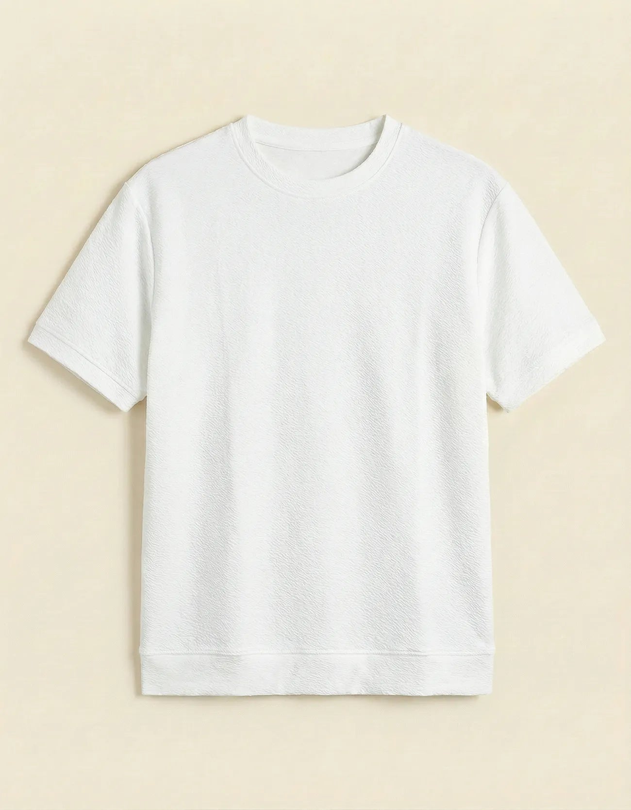 CLASSIC TEXTUTURED CREW NECK